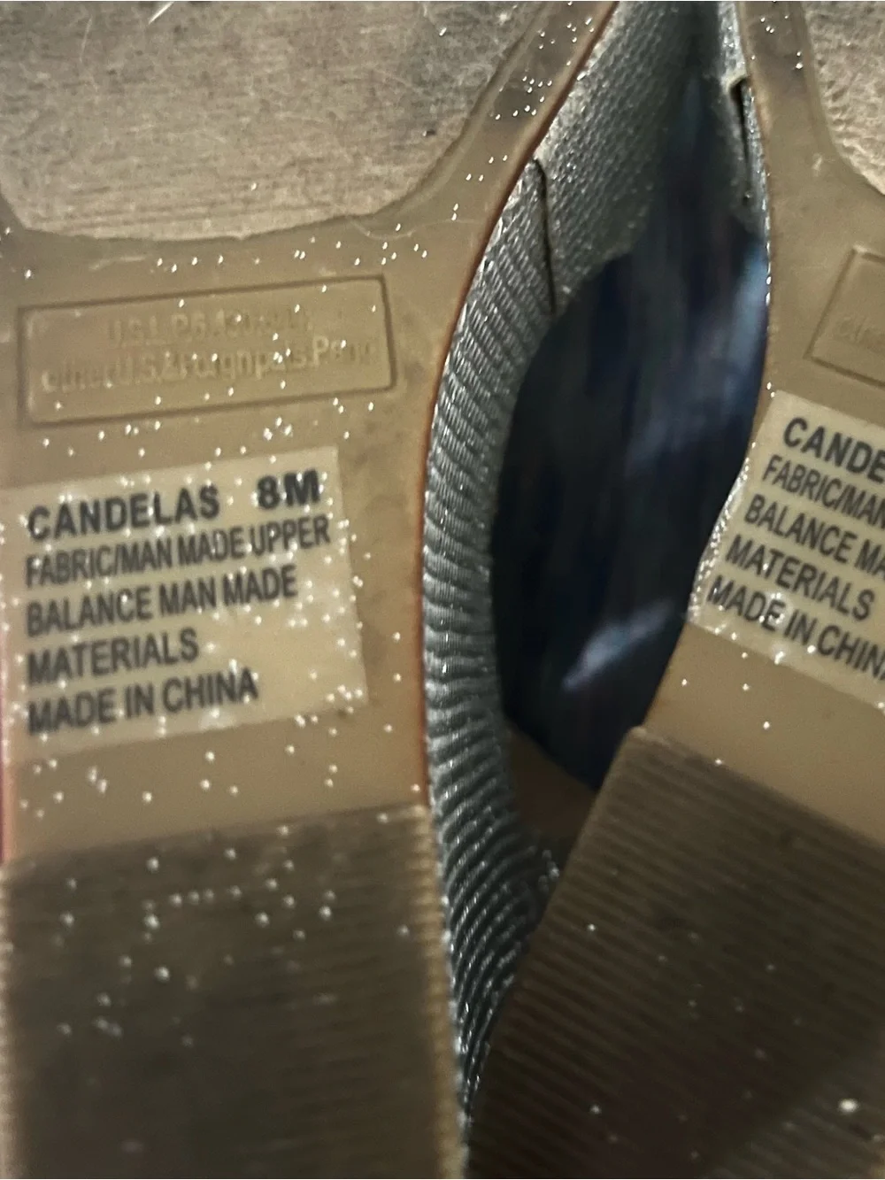 🪩 Rampage Candela sparkly wedge heel 🪩 women’s size 8
